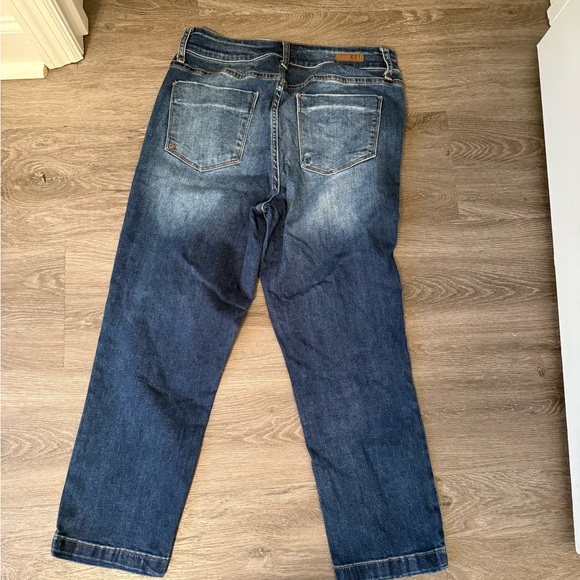Kut From The Kloth Cropped Jeans Sz 8 - Picture 6 of 12